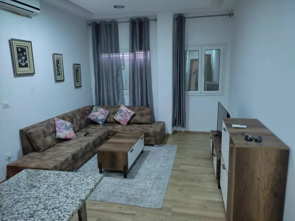 A louer un appartement Haut Standing meuble en S+2 situe a EL MENZAH 7 bis
