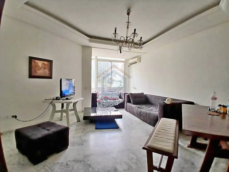 A louer un appartement HS en S+2 meuble situe a EL MENZAH 9