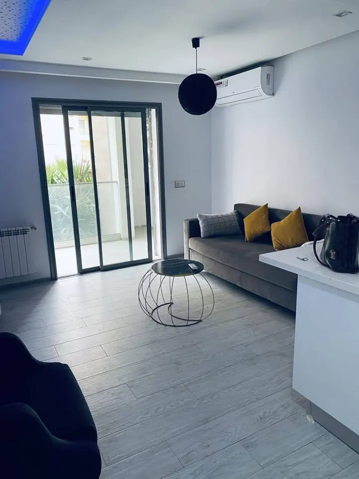 A louer un appartement haut standing richement meuble en S+1 situe a EL MENZAH 9 C