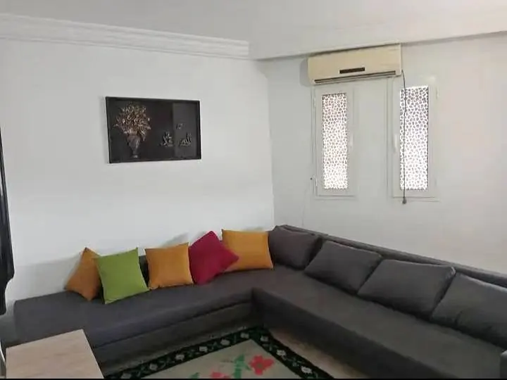 A louer un appartement S2 meuble au 2eme etage sans ascenseur situe a EL MANAR 1